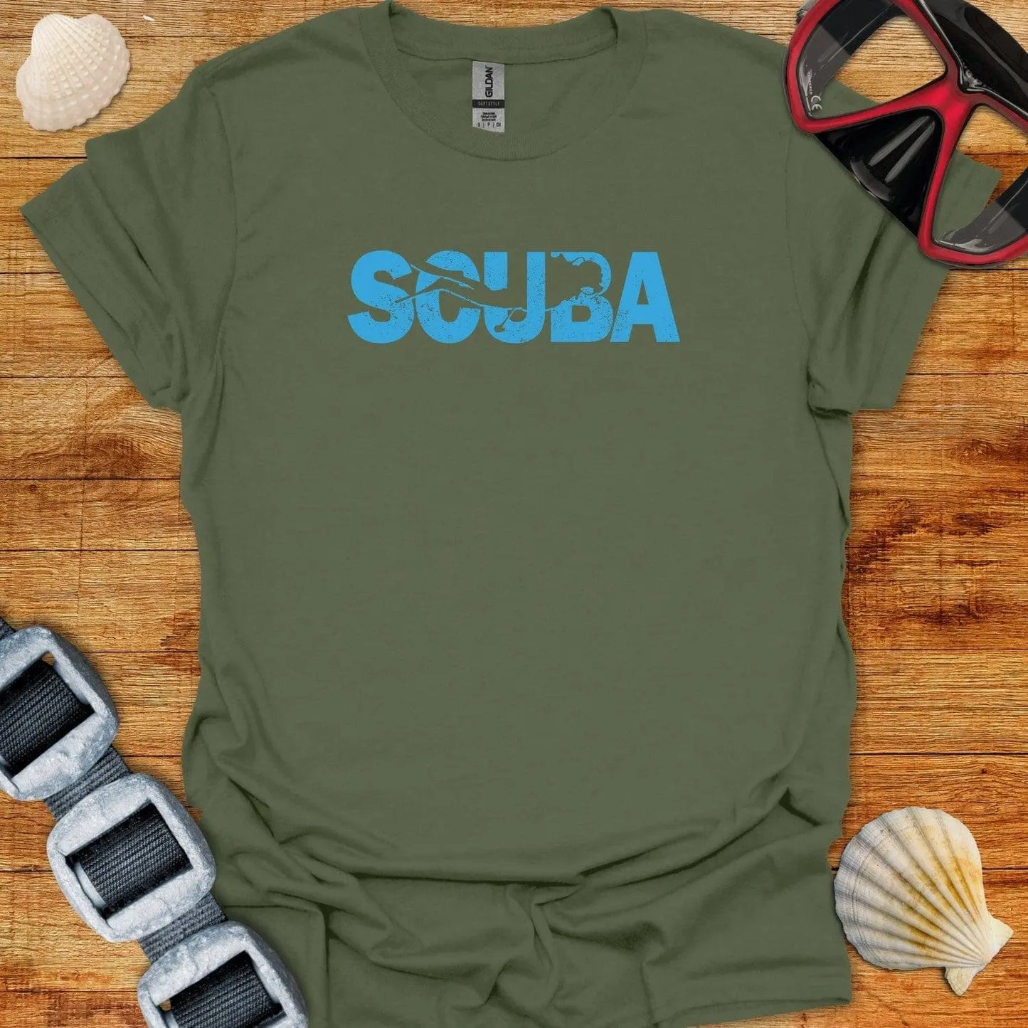 T-Shirt Military Green / S Scuba