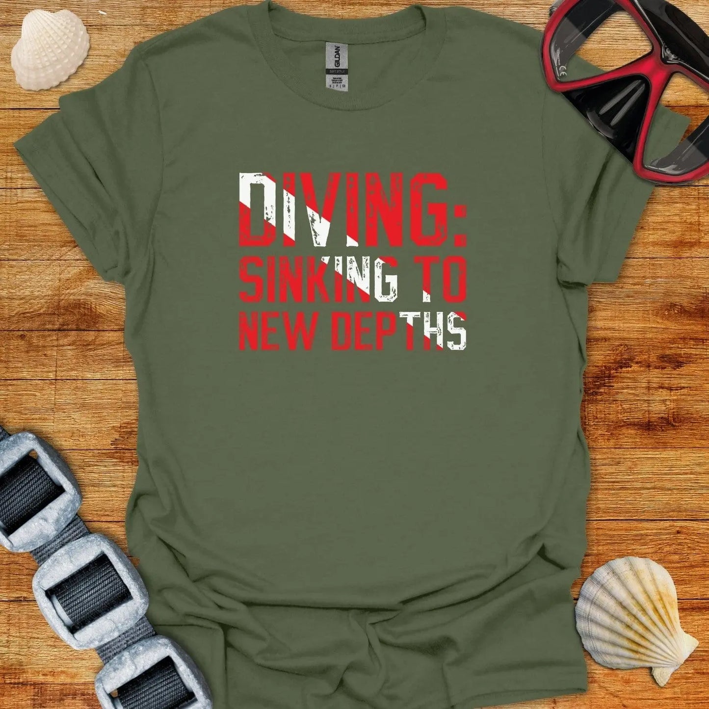 T-Shirt Military Green / S Sinking to New Depths