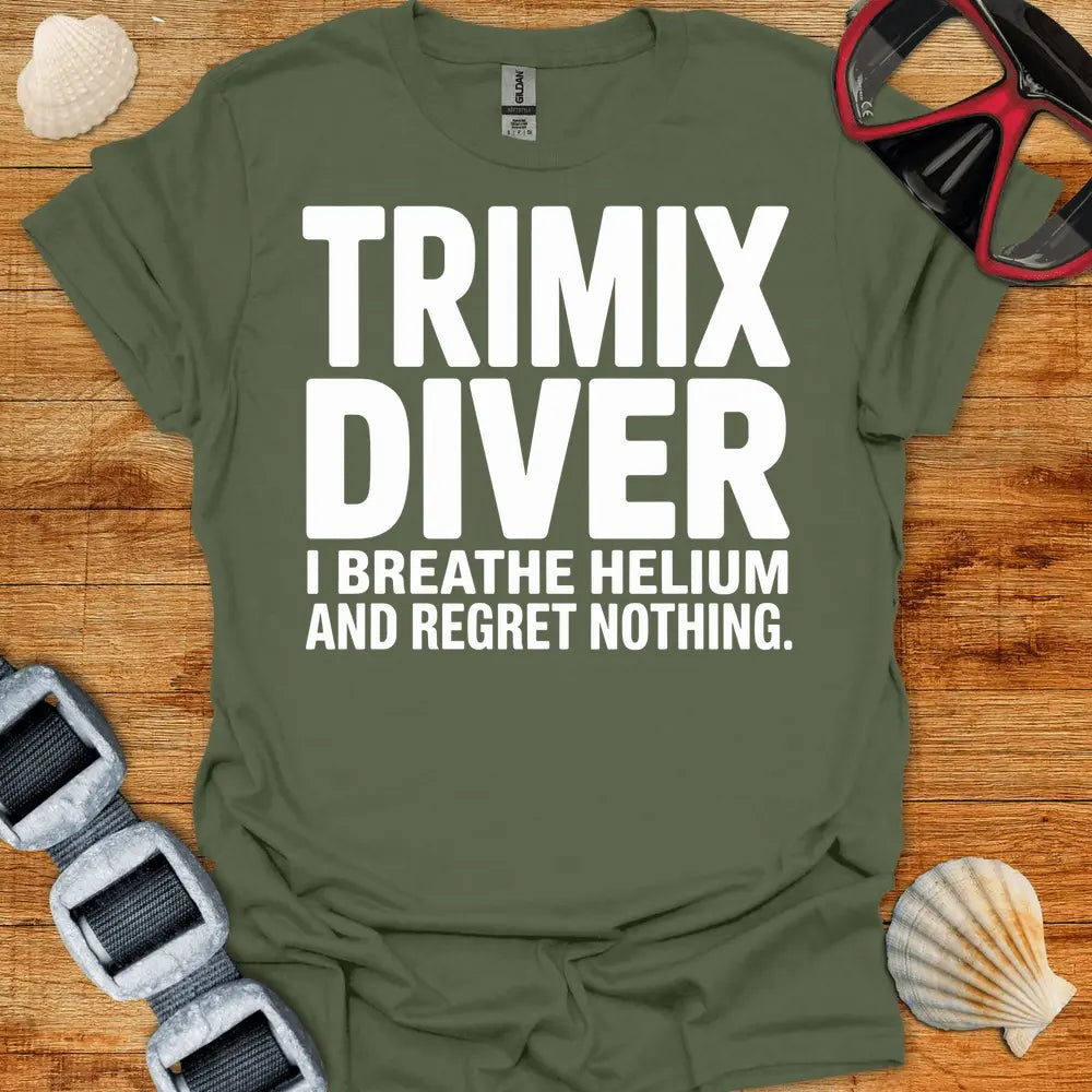 T-Shirt Military Green / S Trimix Helium T-Shirt