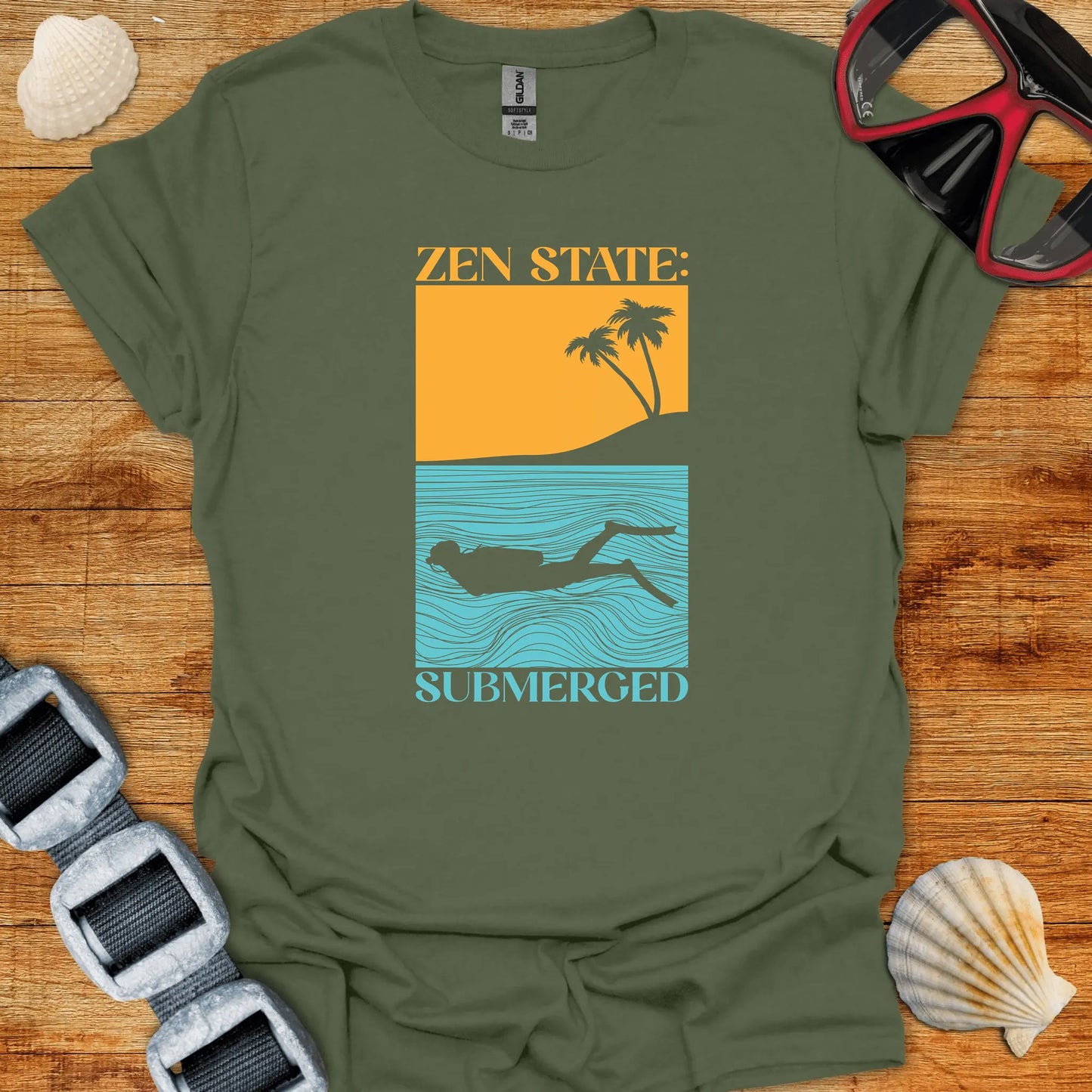 T-Shirt Military Green / S Zen State T-Shirt