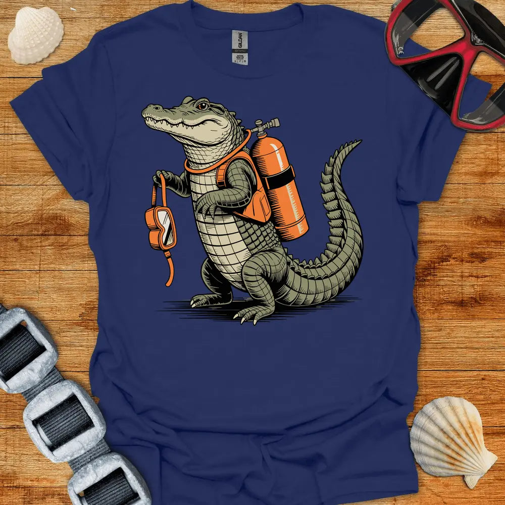T-Shirt Navy / S Alligator Diver T-Shirt