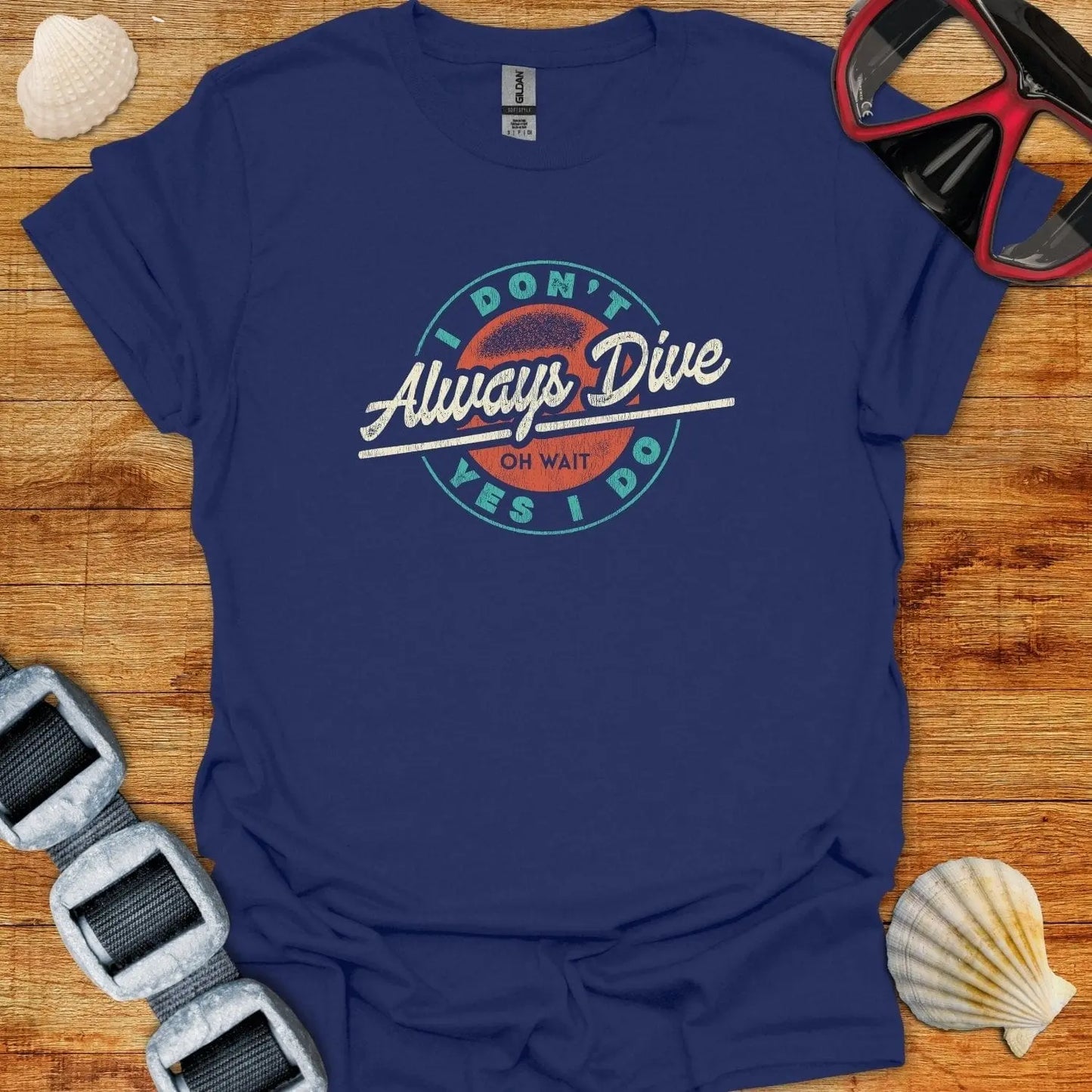 T-Shirt Navy / S Always Dive T-Shirt