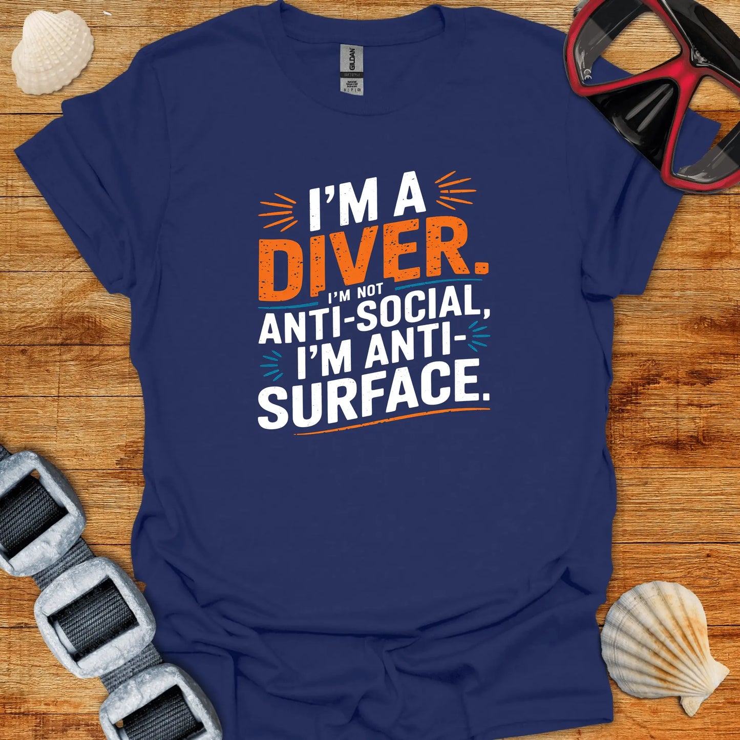 T-Shirt Navy / S Anti-Surface T-Shirt