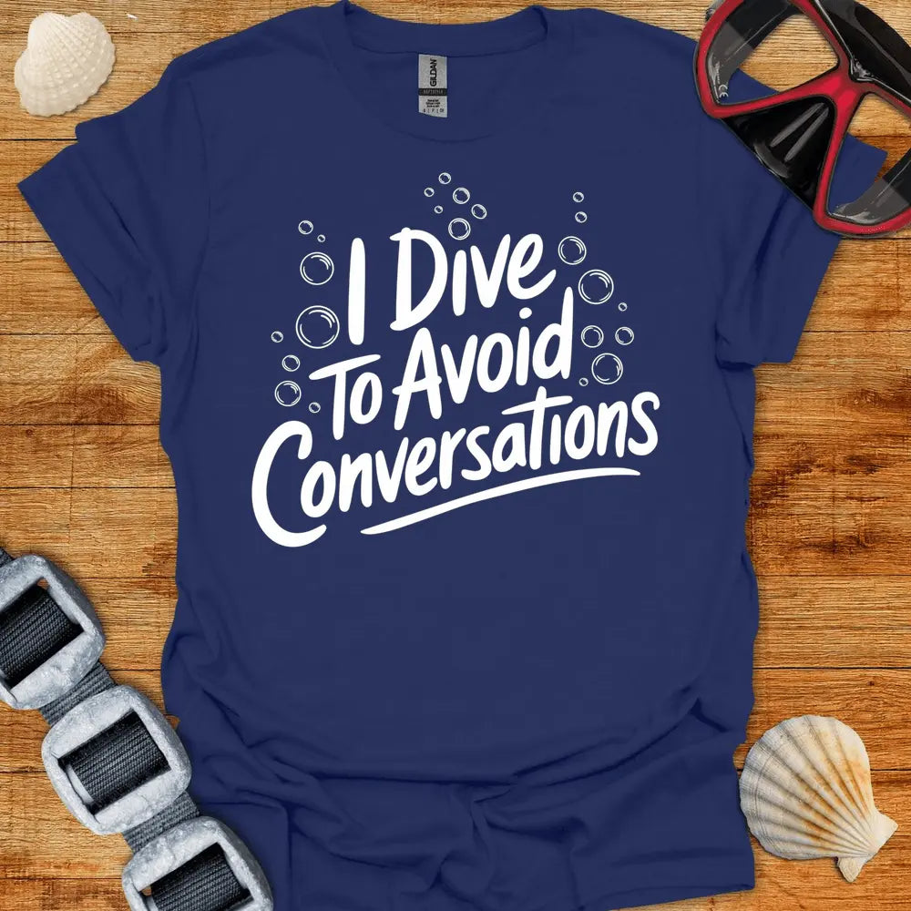 T-Shirt Navy / S Avoid Conversations T-Shirt