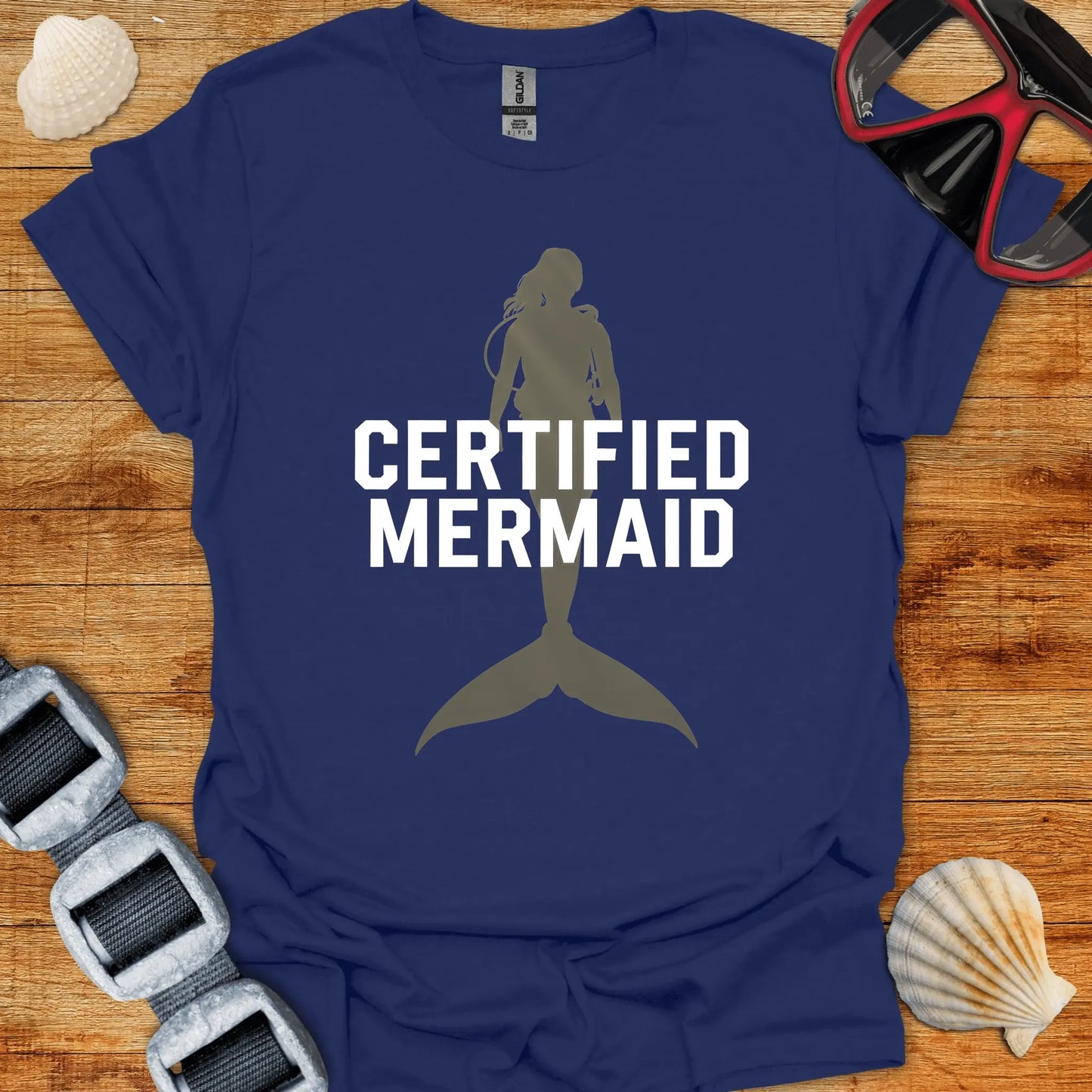T-Shirt Navy / S Certified Mermaid T-Shirt D