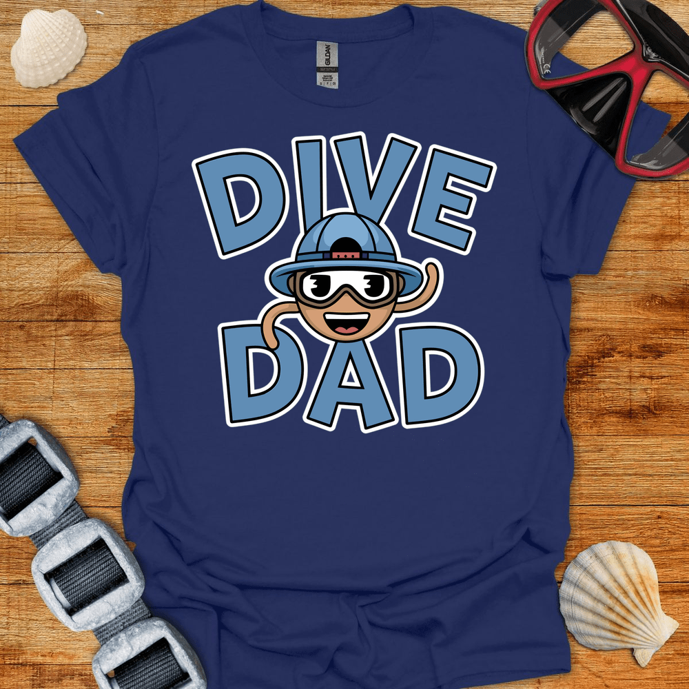 T-Shirt Navy / S Dive Dad T-Shirt