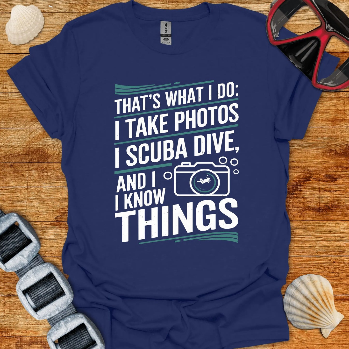 T-Shirt Navy / S Do Photo & Dive T-Shirt
