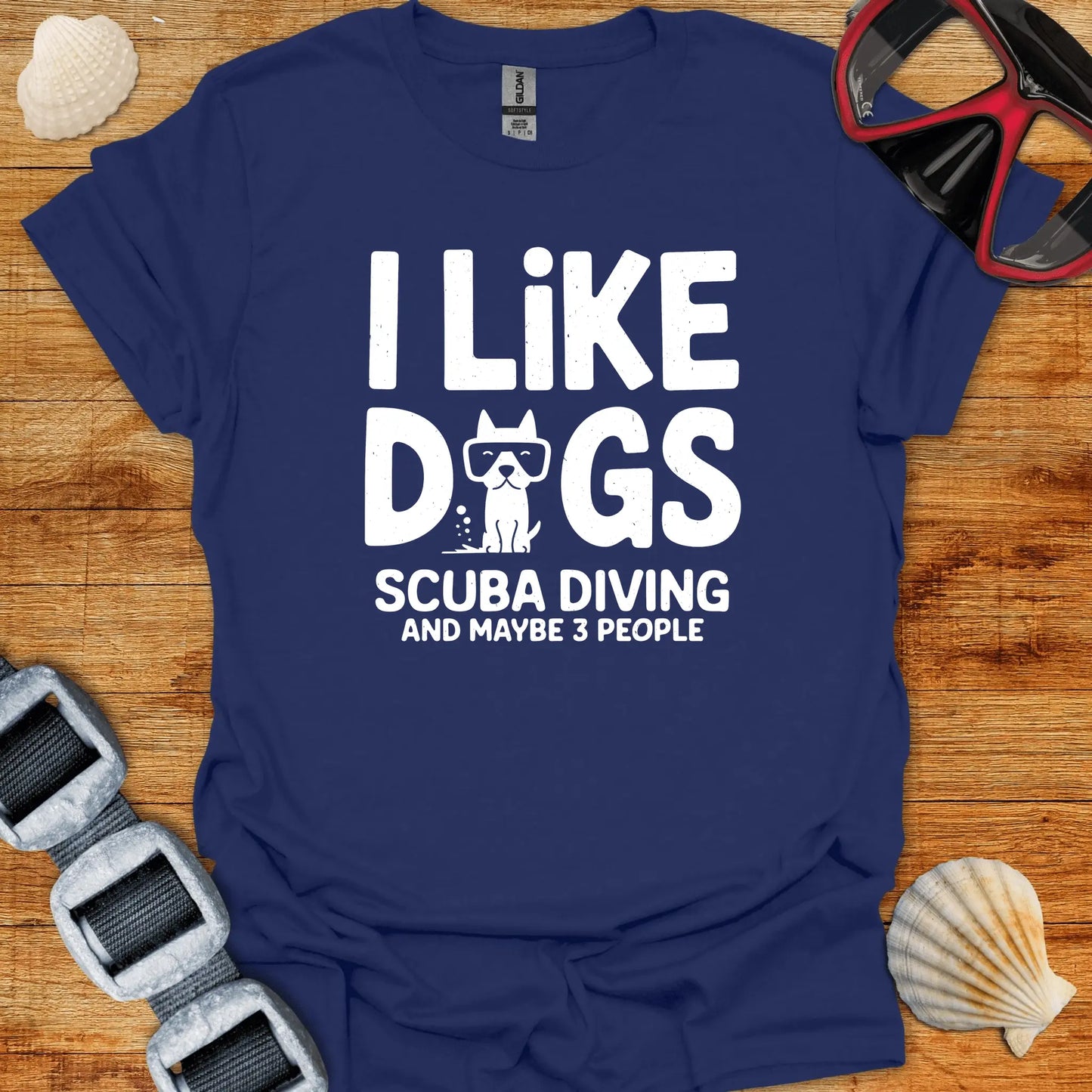 T-Shirt Navy / S Dogs & Diving T-Shirt