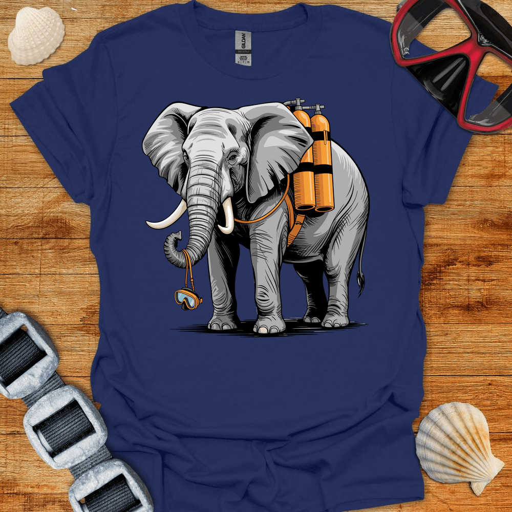 T-Shirt Navy / S Elephant Diver T-Shirt
