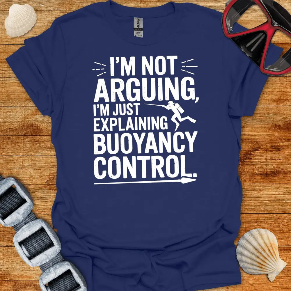 T-Shirt Navy / S Explaining Buoyancy T-Shirt 2