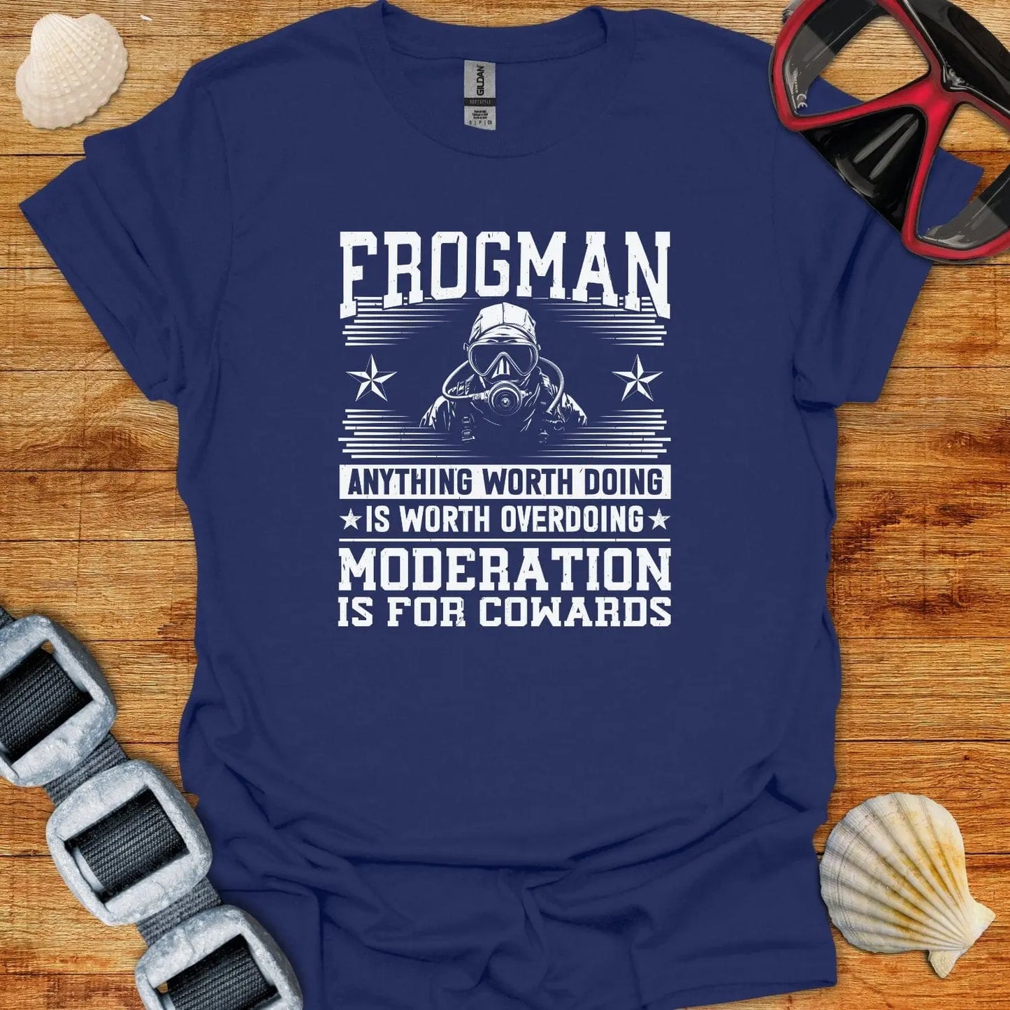 T-Shirt Navy / S Frogman