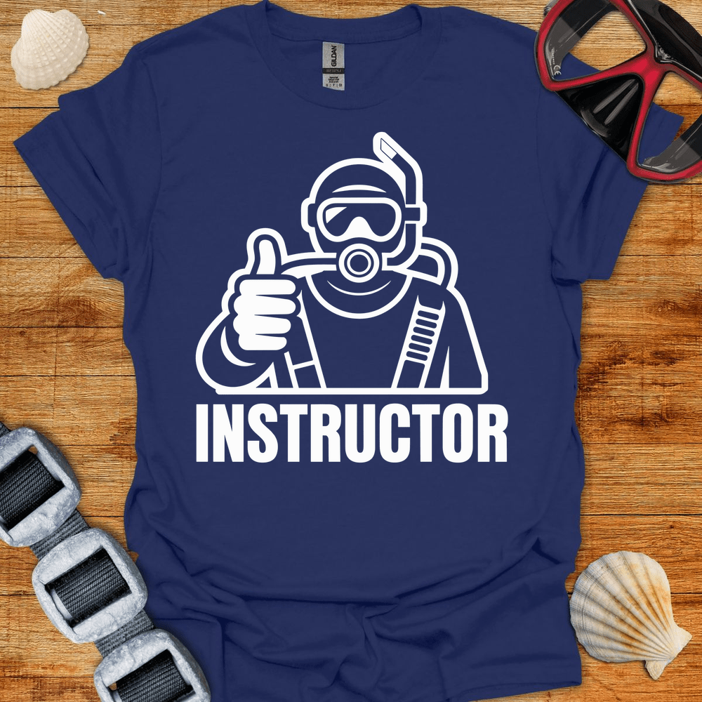 T-Shirt Navy / S Happy Instructor T-Shirt