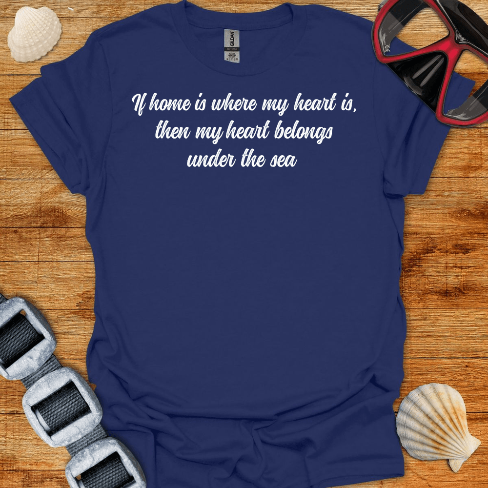 T-Shirt Navy / S Heart Belongs T-Shirt