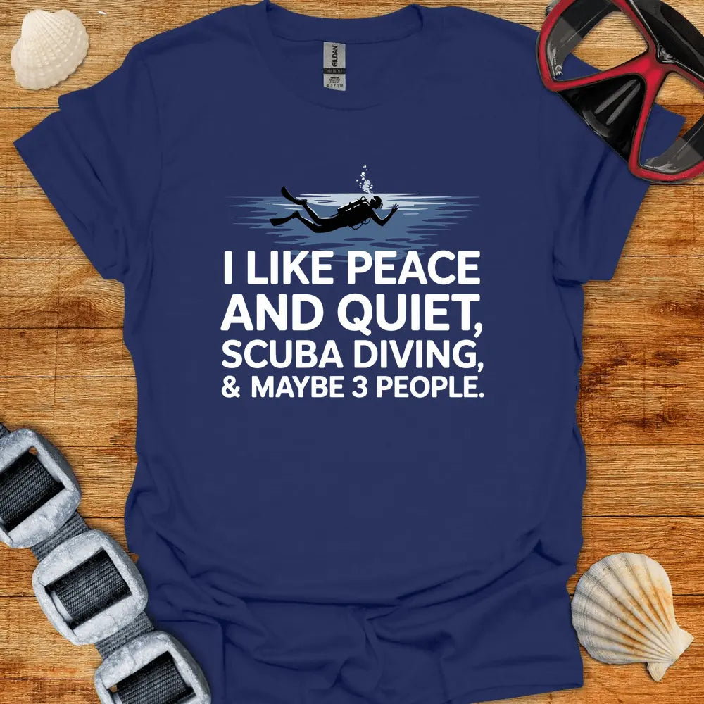 T-Shirt Navy / S I Like Peace T-Shirt