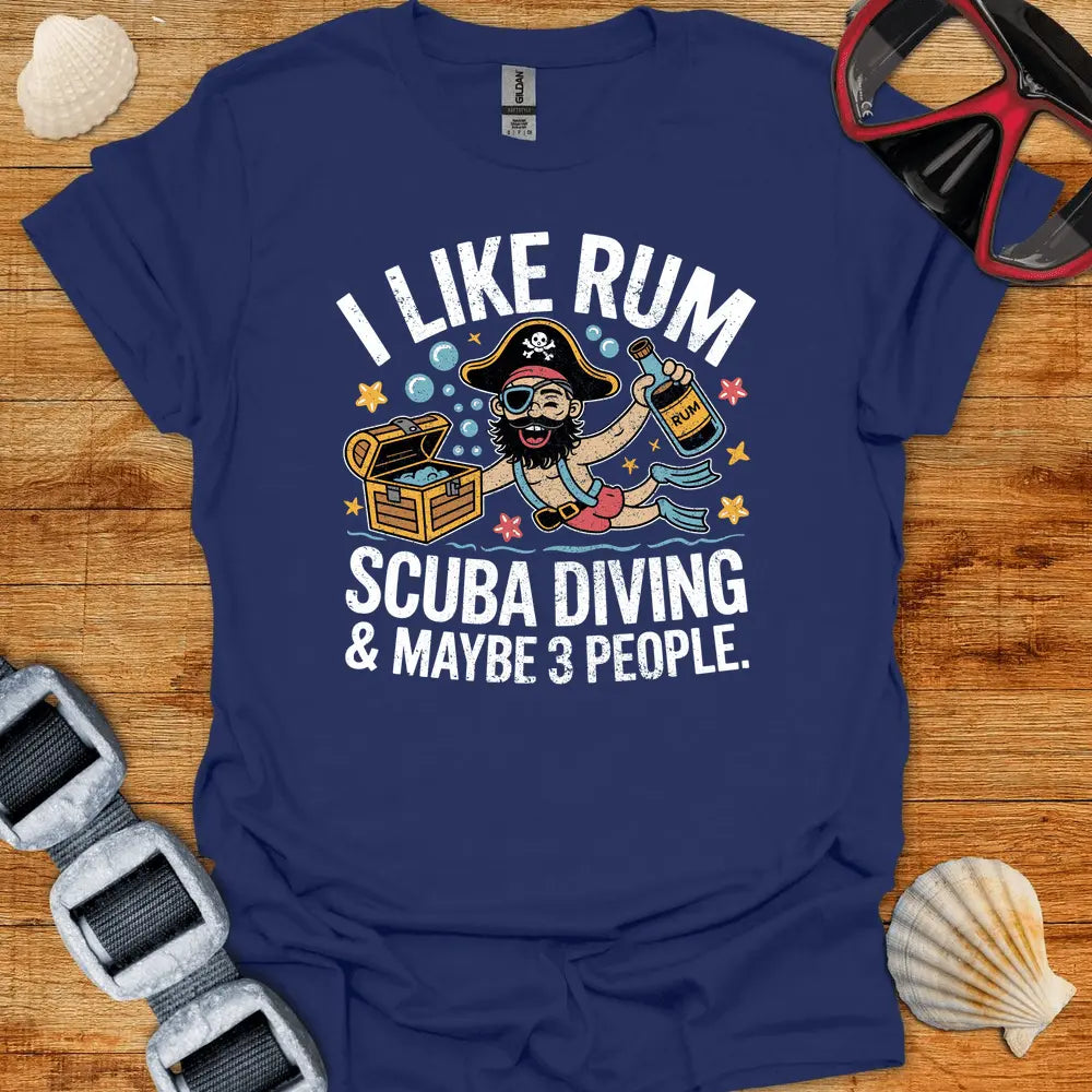 T-Shirt Navy / S I Like Rum T-Shirt