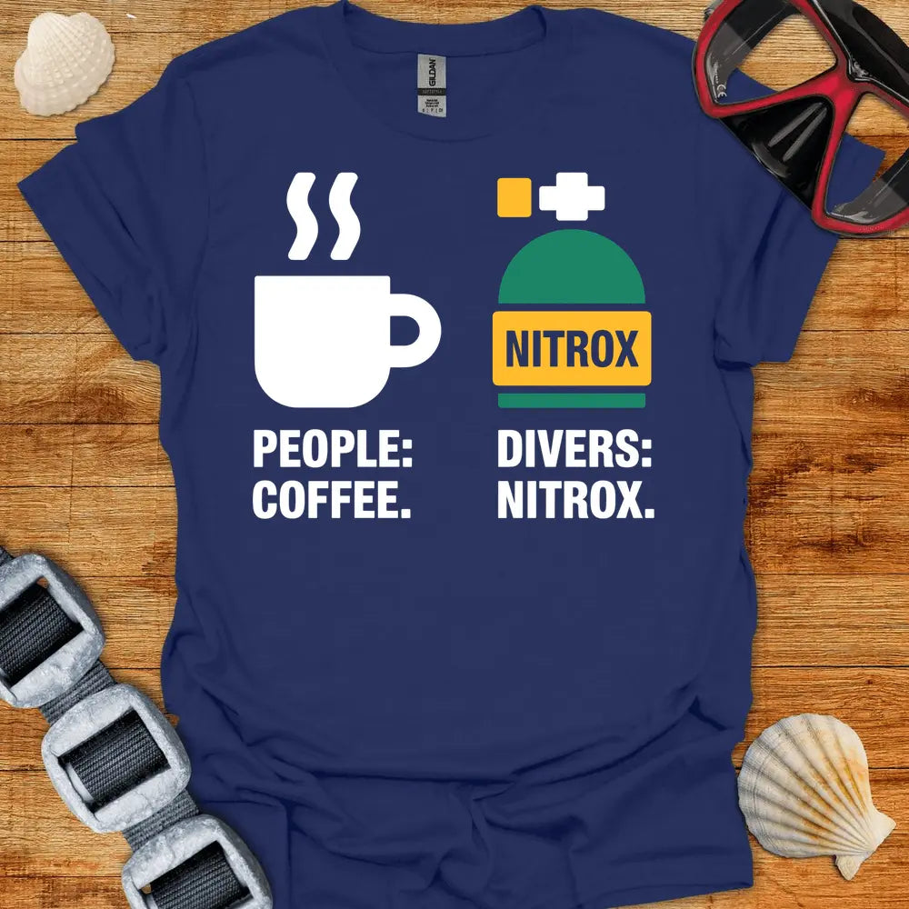 T-Shirt Navy / S I Like Sharks