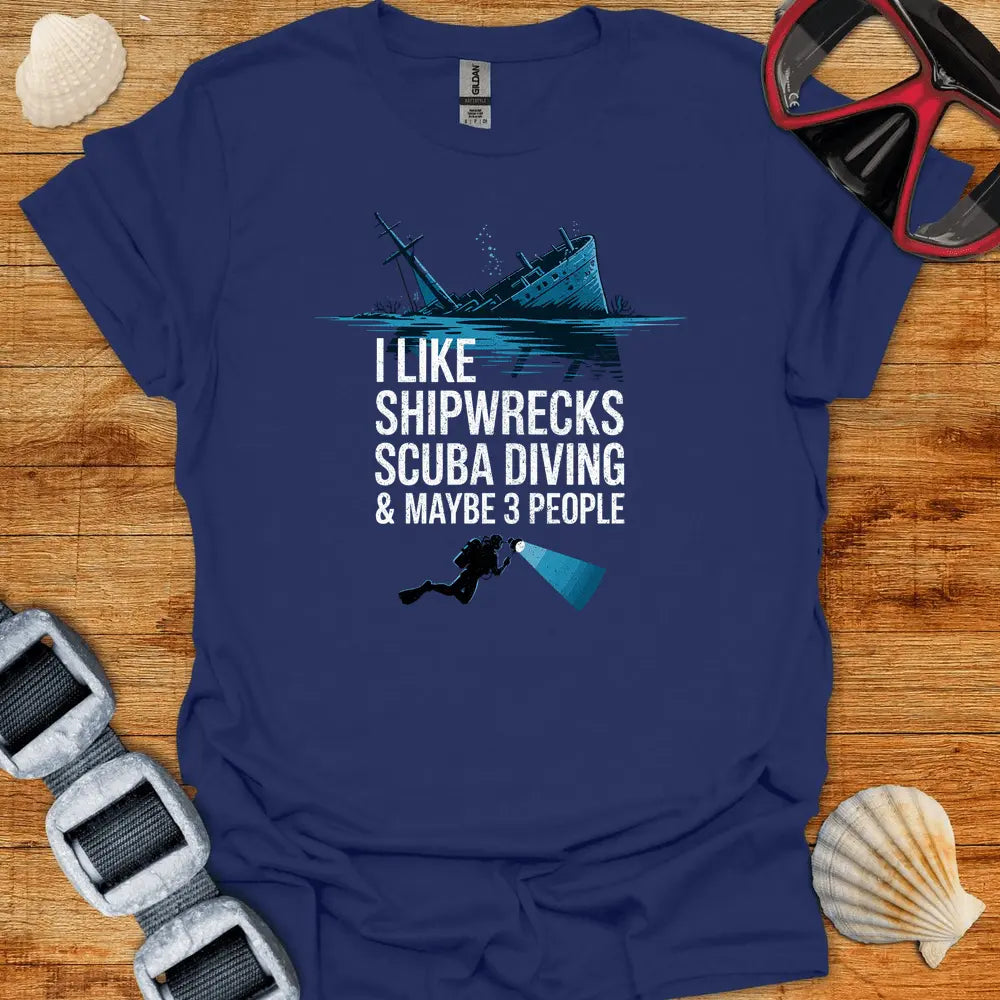 T-Shirt Navy / S I Like Wrecks T-Shirt