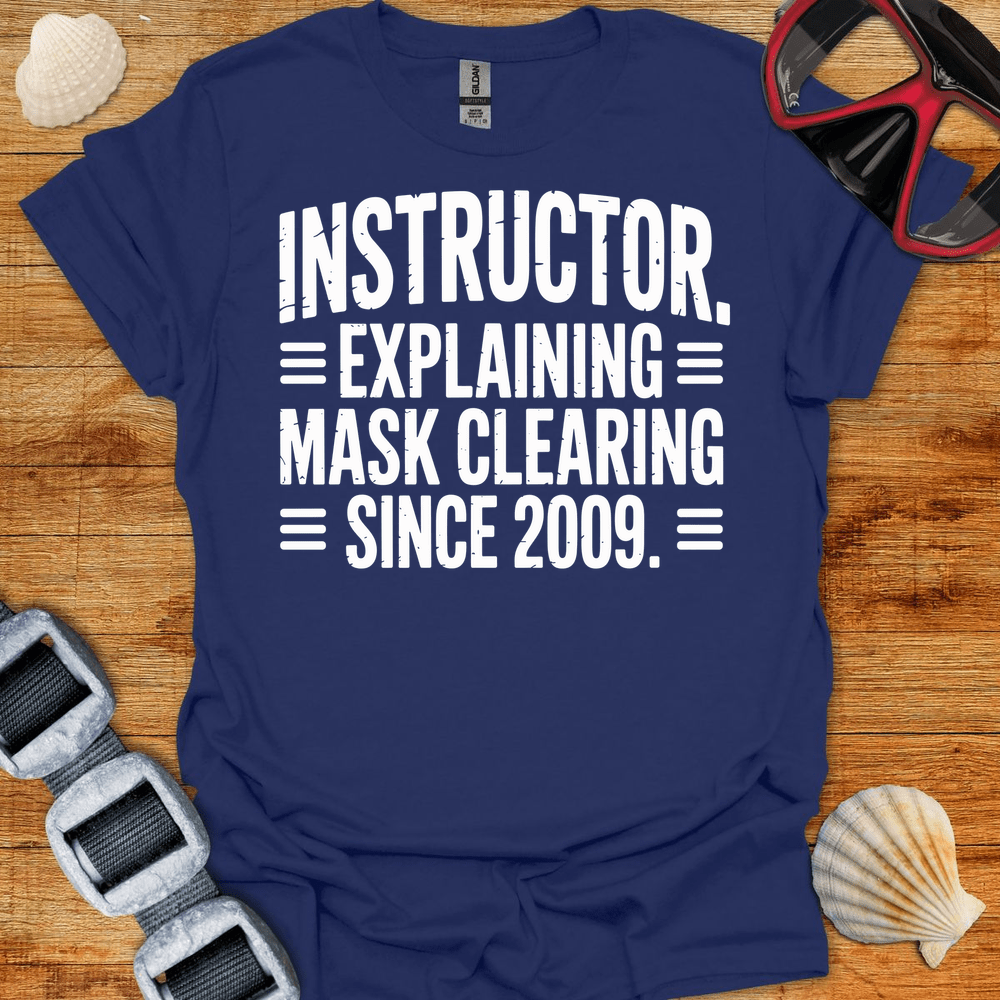 T-Shirt Navy / S Mask Clearing T-Shirt