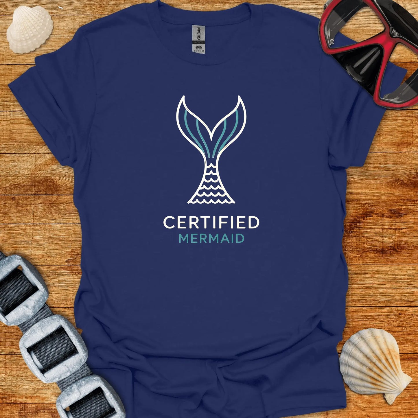 T-Shirt Navy / S Mermaid Certified T-Shirt