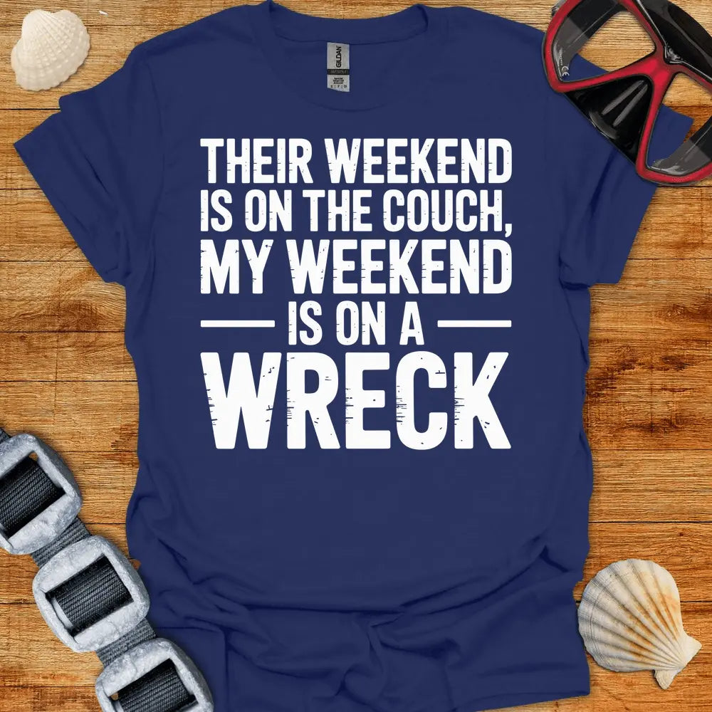 T-Shirt Navy / S On A Wreck T-Shirt