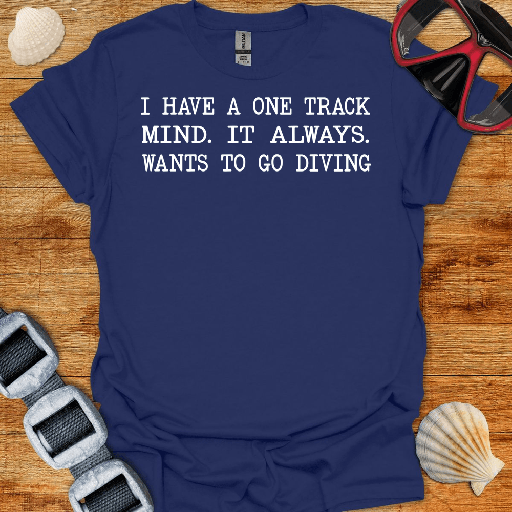 T-Shirt Navy / S One Track Mind T-Shirt