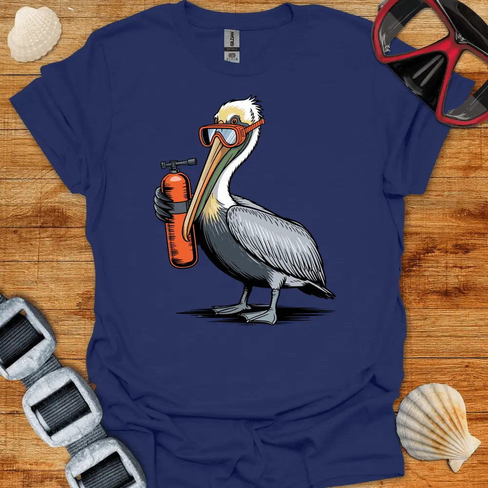 T-Shirt Navy / S Pelican Diver T-Shirt