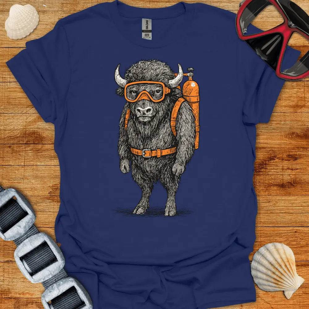 T-Shirt Navy / S Scuba Byson T-Shirt
