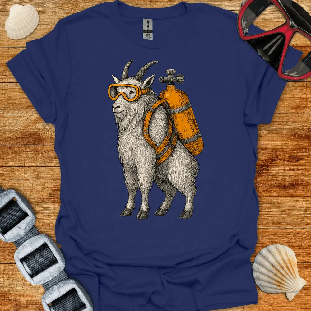 T-Shirt Navy / S Scuba Goat T-Shirt