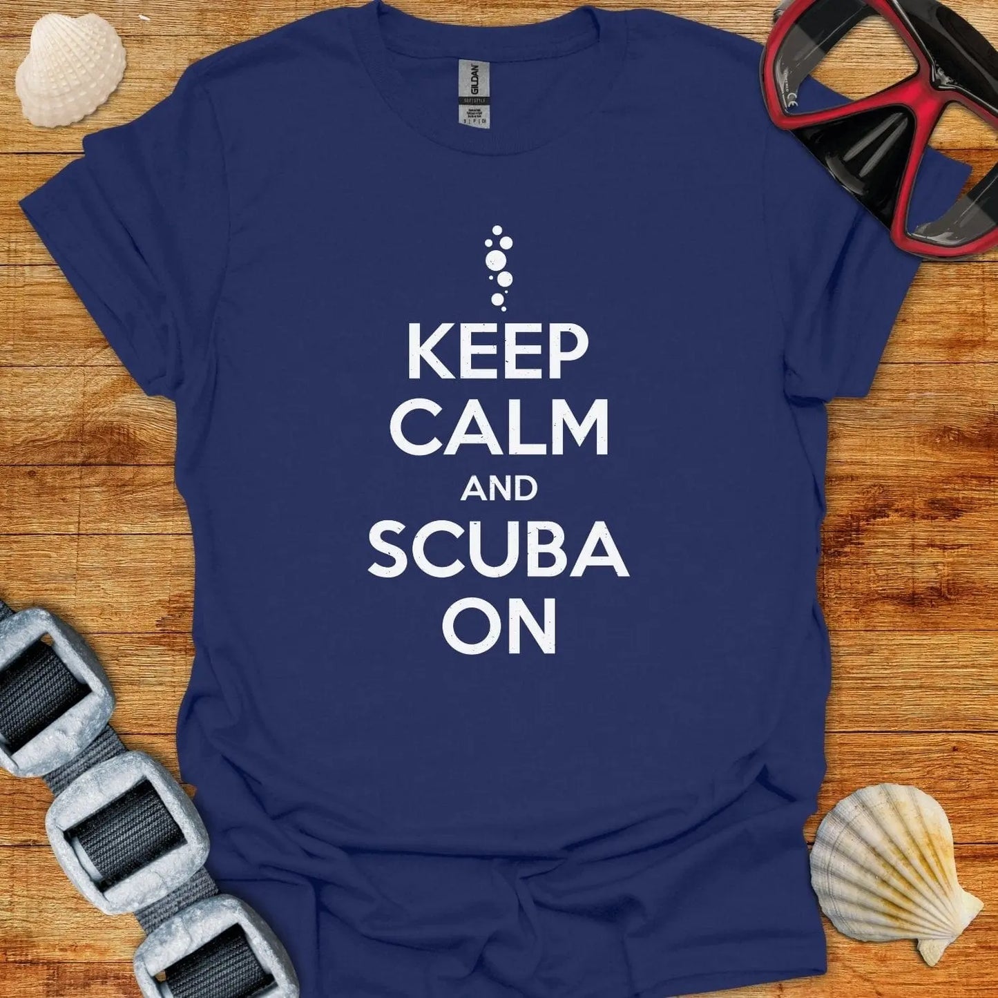 T-Shirt Navy / S Scuba On T-Shirt