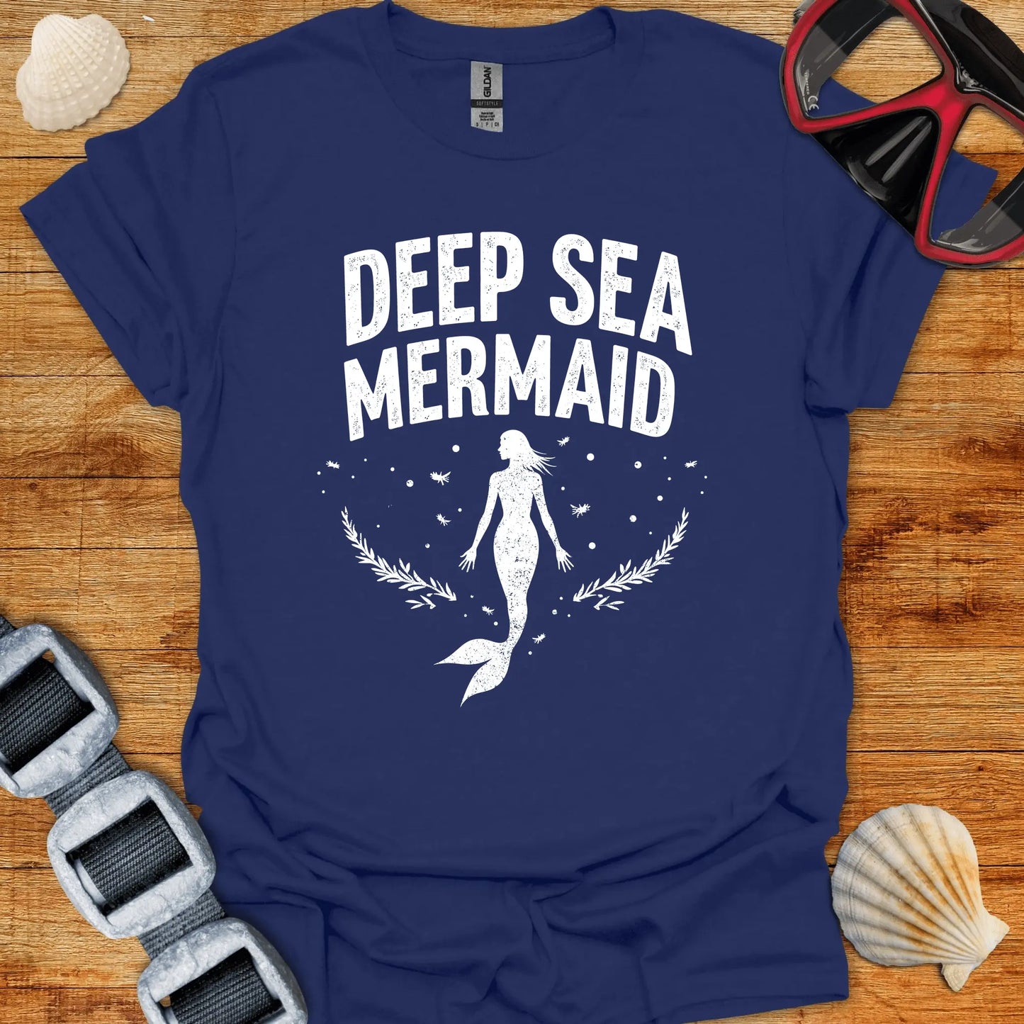 T-Shirt Navy / S Sea Mermaid T-Shirt D
