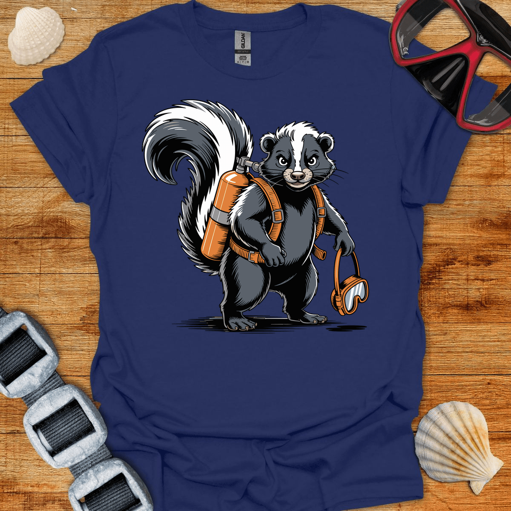 T-Shirt Navy / S Skunk Diver T-Shirt