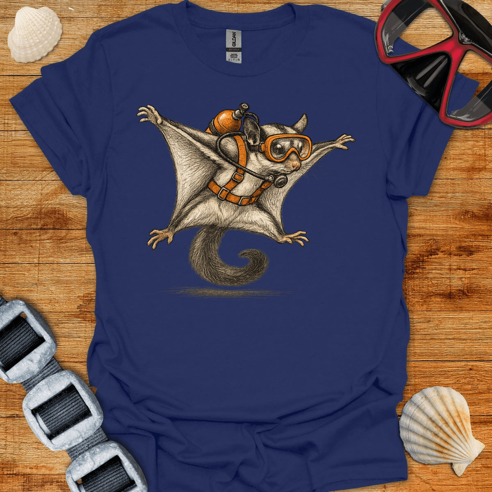 T-Shirt Navy / S Sugar Glider Diver T-Shirt