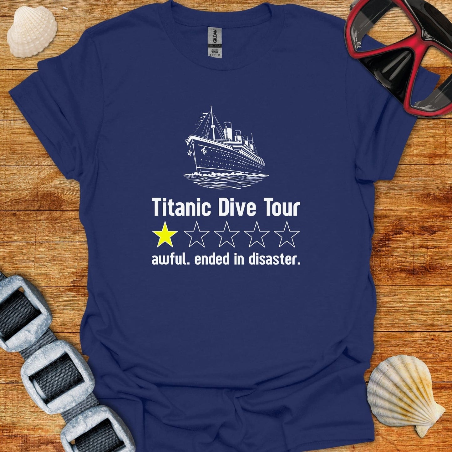 T-Shirt Navy / S Titanic Dive Tour