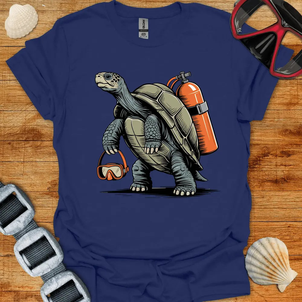 T-Shirt Navy / S Tortoise Diver T-Shirt