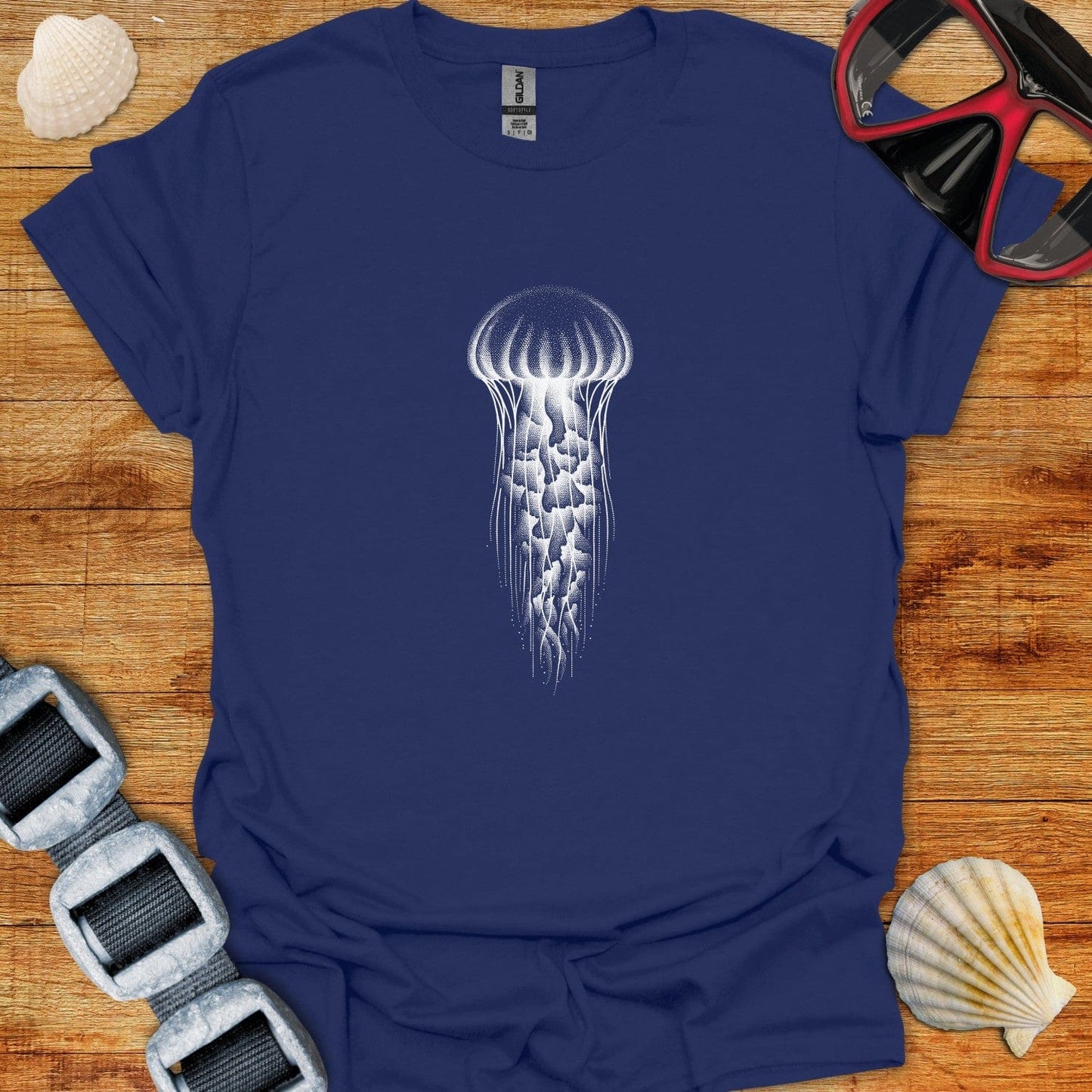 T-Shirt Navy / XS Jelly Fish