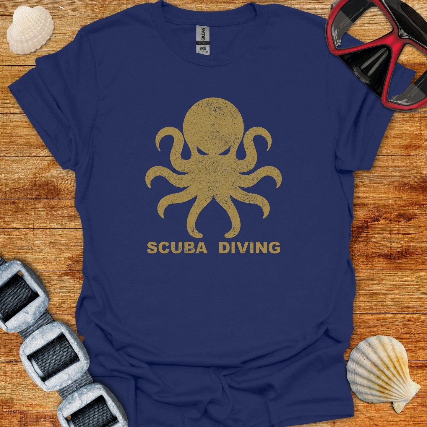 T-Shirt Navy / XS Octo Scuba