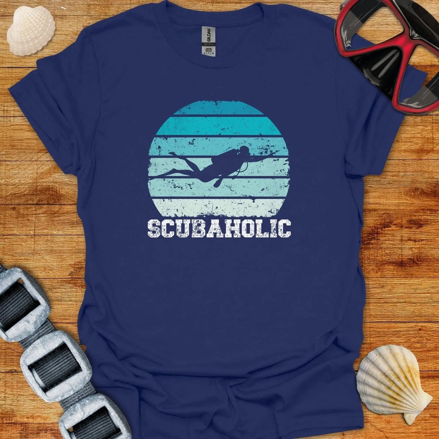 T-Shirt Navy / XS Scubaholic