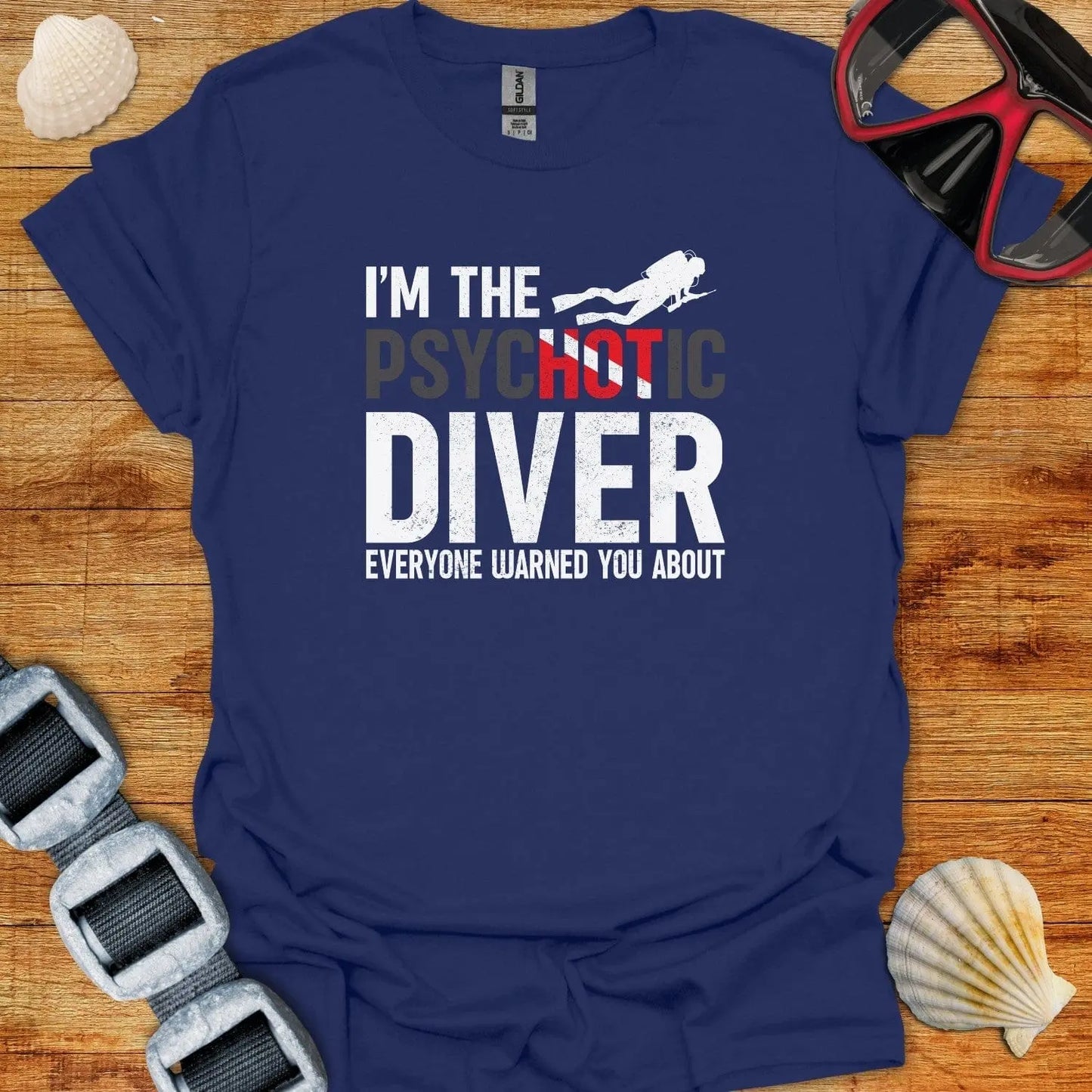 T-Shirt Navy / XS The HOT Diver