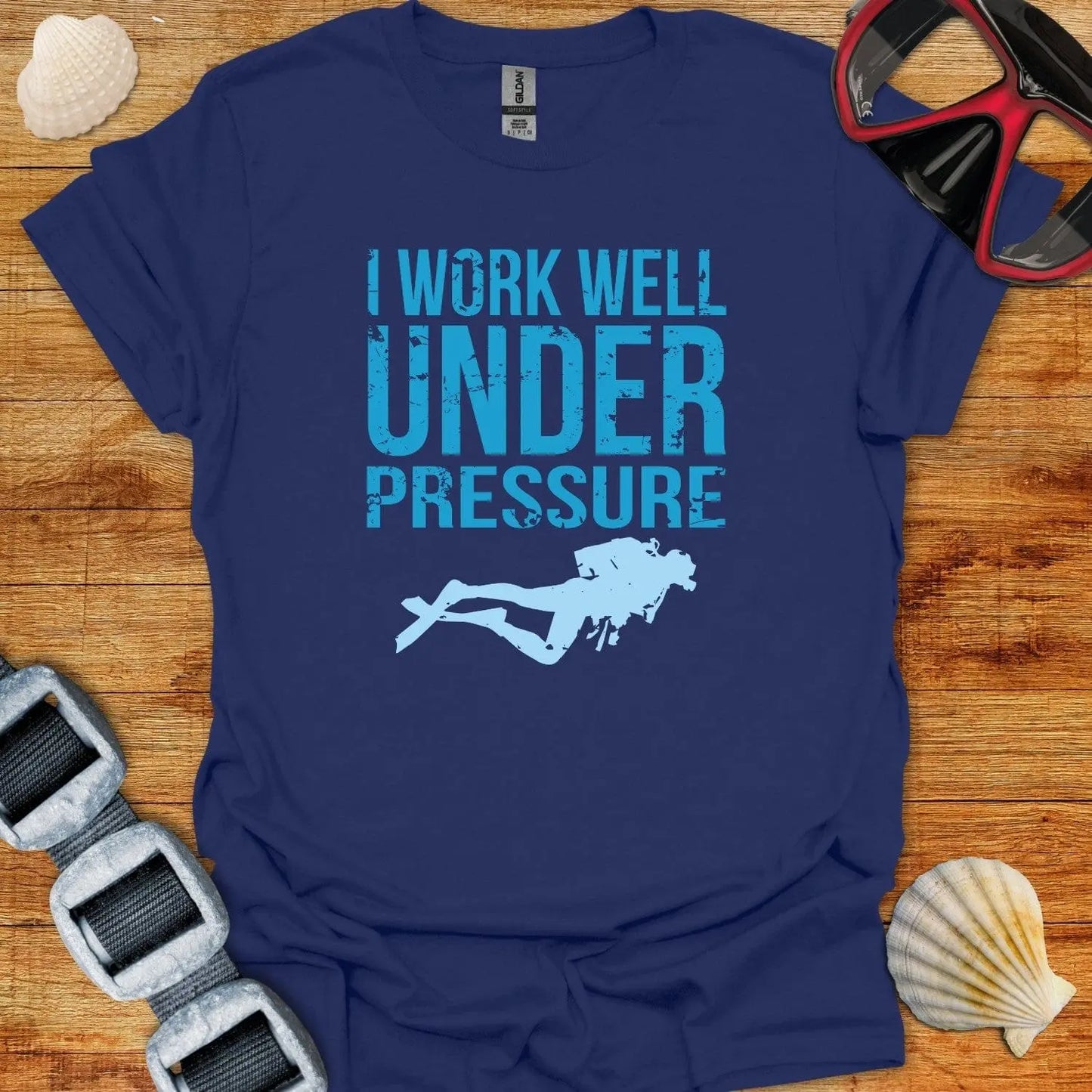 T-Shirt Navy / XS Under Pressure
