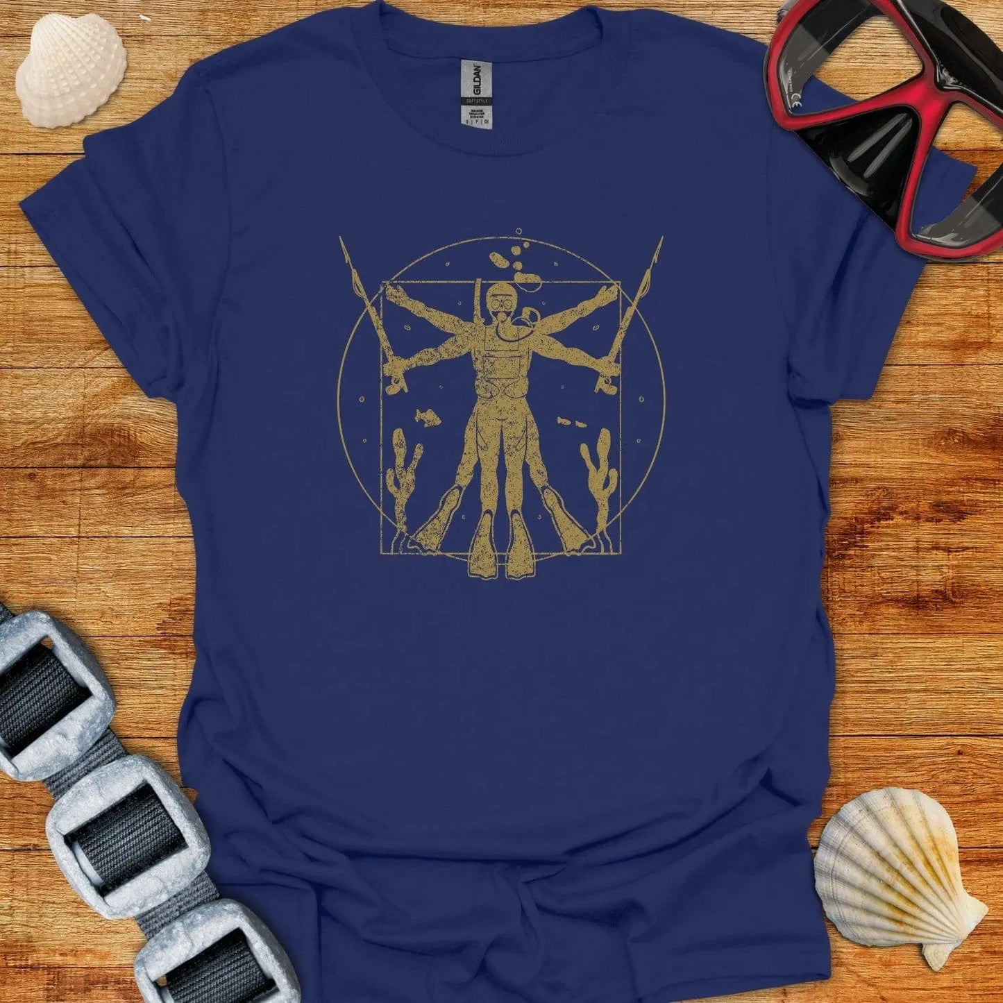 T-Shirt Navy / XS Vitruvian