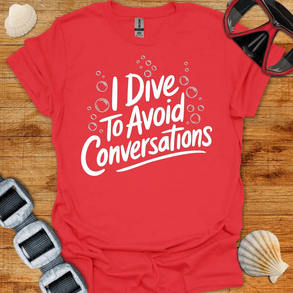 T-Shirt Red / S Avoid Conversations T-Shirt