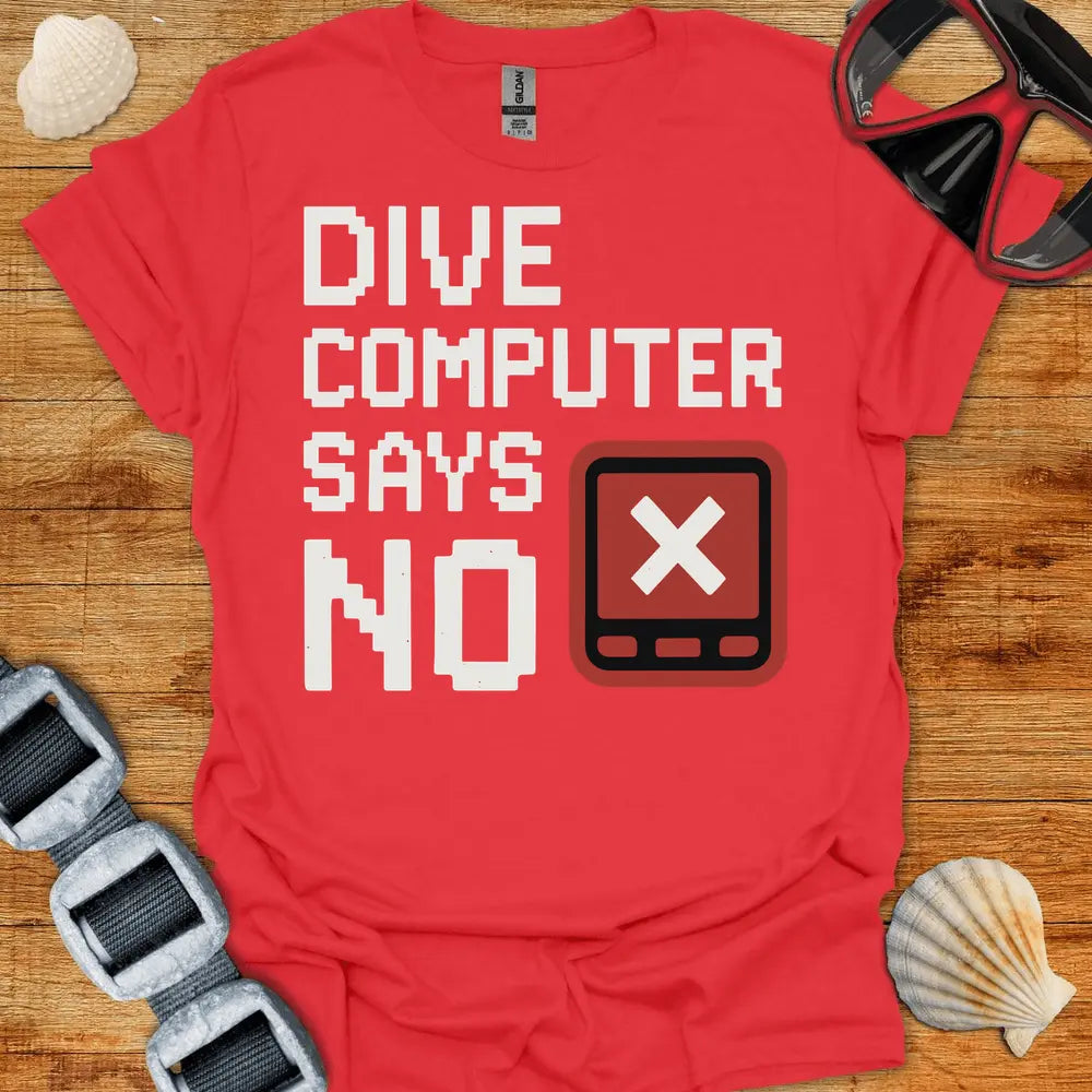 T-Shirt Red / S Dive Computer T-Shirt