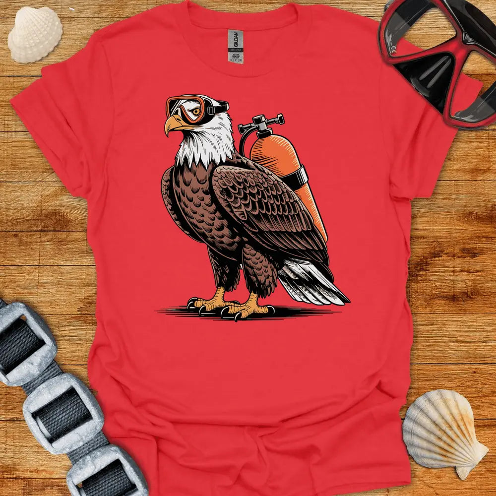 T-Shirt Red / S Eagle Diver T-Shirt