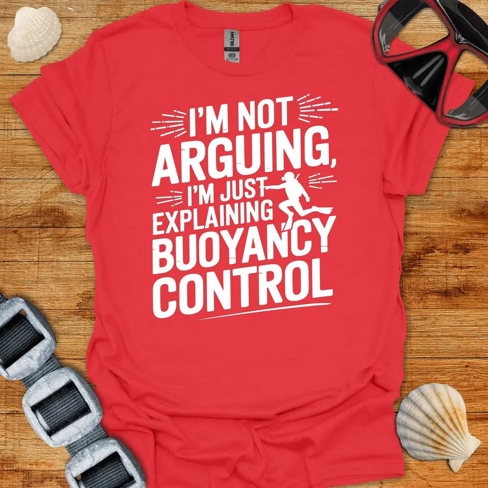 T-Shirt Red / S Explaining Buoyancy T-Shirt