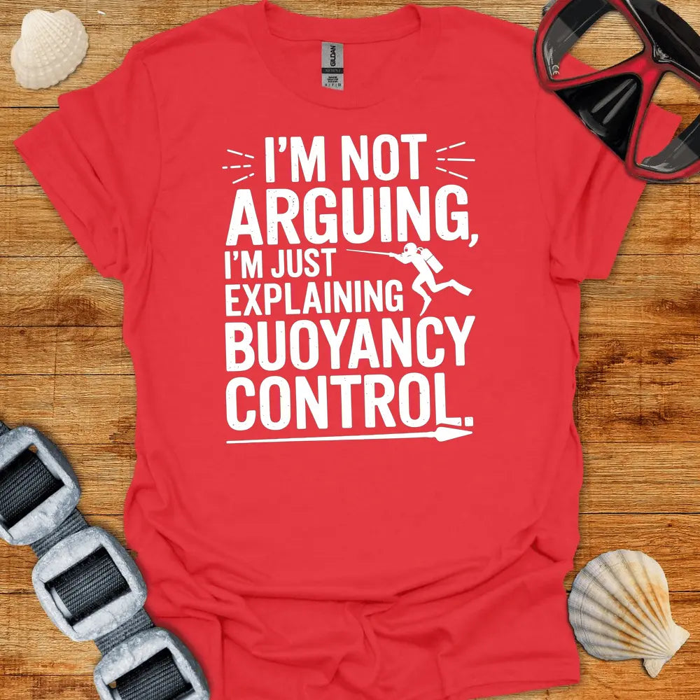 T-Shirt Red / S Explaining Buoyancy T-Shirt 2