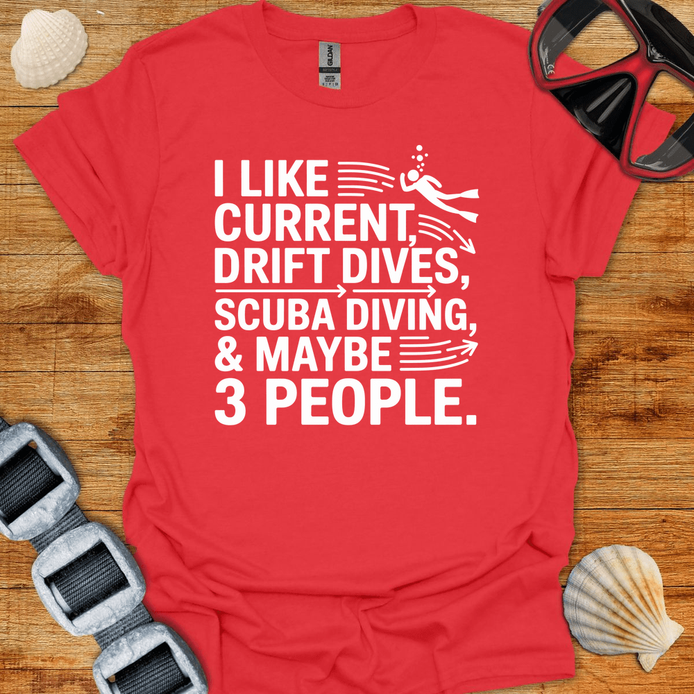 T-Shirt Red / S I Like Current T-Shirt
