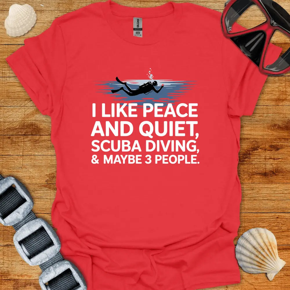 T-Shirt Red / S I Like Peace T-Shirt