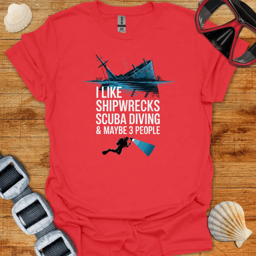 T-Shirt Red / S I Like Wrecks T-Shirt