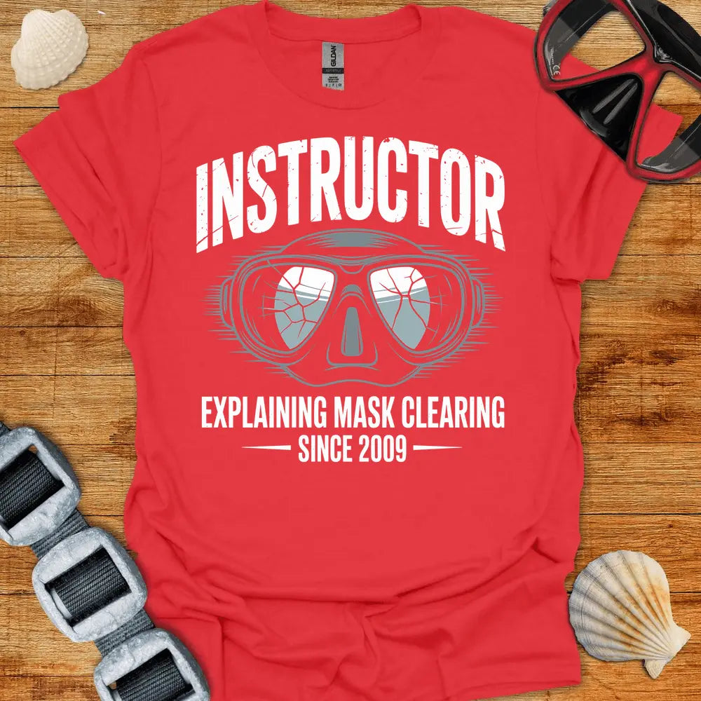 T-Shirt Red / S Instructor Mask T-Shirt
