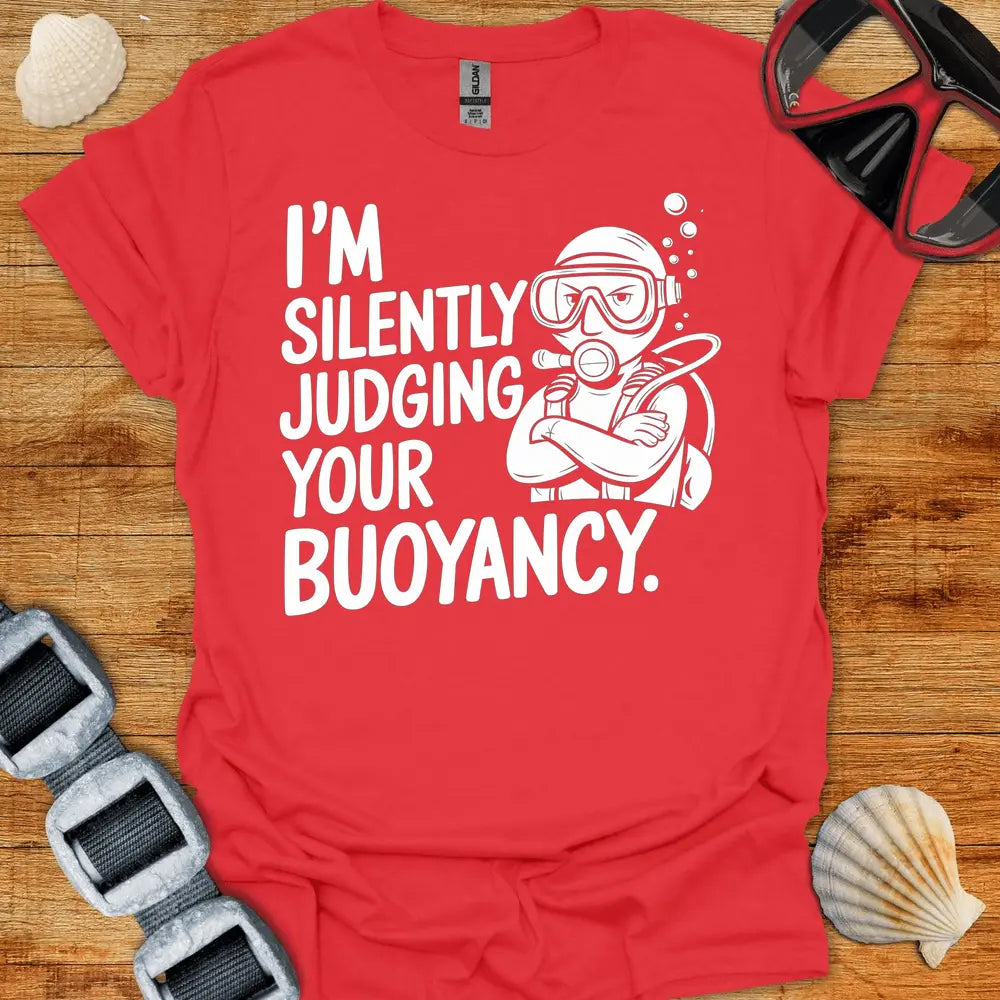 T-Shirt Red / S Judging Buoyancy T-Shirt